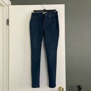 Madewell 10 inch high rise skinny jeans
